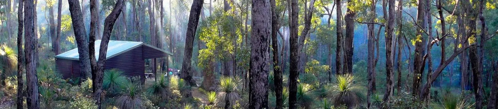 Dookanelly campsite on the Bibbulmun Track